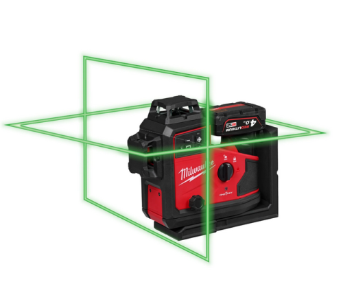 Milwaukee M12 A3PLO-401C - Laser 3-płaszczyznowy zielony