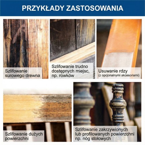 SCHEPPACH MRS500 - Satyniarka i szlifierka szczotkowa do drewna i metalu