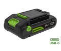 GREENWORKS GRBA2420CA1 - Akumulator 24 V 2 Ah z USB-C
