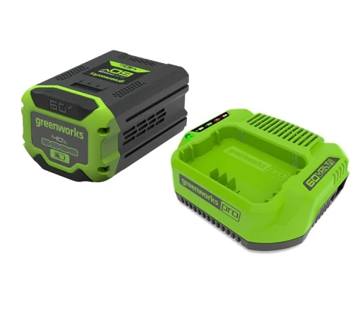 GREENWORKS GRK6S4AEAA1 - Zestaw 60V ladowarka + aku 4ah