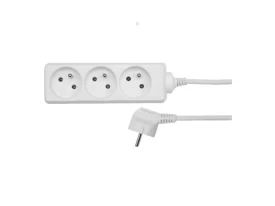 AWTOOLS AW24625 -Przedłużacz biały 4 gniazda 1.5m z uziemieniem