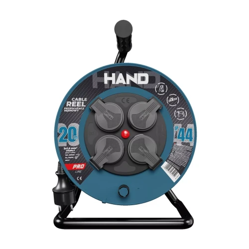 Hand W-96300 - Przedłużacz bębnowy 20 M 3×1,5 mm²