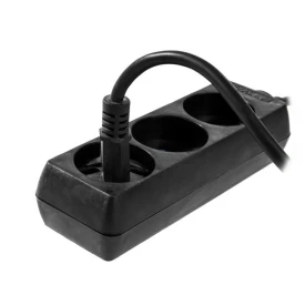 AWTOOLS  AW24652 - Przedłużacz domowy czar. b/u.3g*5.0m