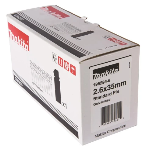 MAKITA  M196293-6 -  Gwoździe Do Betonu 2.6x35mm 1000szt.+Gaz