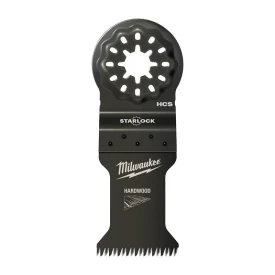 Milwaukee 48906019 - Brzeszczot 3-ostrzowy bimetalowy do Multitoola do cięcia wgłębnego drewna, 35 x 42 mm