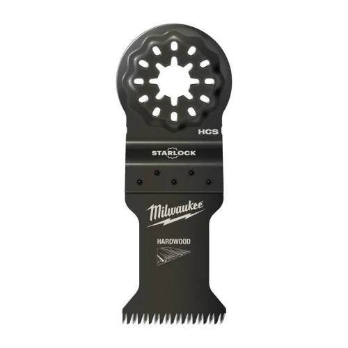 Milwaukee 48906019 - Brzeszczot 3-ostrzowy bimetalowy do Multitoola do cięcia wgłębnego drewna, 35 x 42 mm