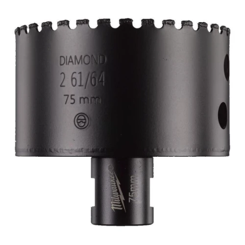 Milwaukee 4932478286 - Wiertło diamentowe do wiercenia na sucho, M14 Diamond Max, 75 mm