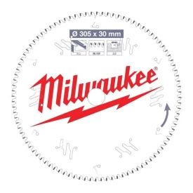 Milwaukee 4932471323 - Tarcza pilarska do aluminium, czyste cięcie 305 x 30 mm, 96 zębów