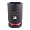 Milwaukee 4932480430 - Nasadka udarowa Shockwave 1" 6-kątna, długa, metryczna, 38 mm