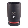 Milwaukee 4932480432 - Nasadka udarowa Shockwave 1" 6-kątna, długa, metryczna, 41 mm