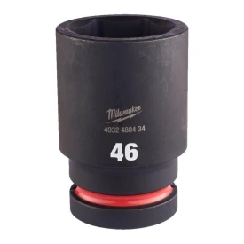 Milwaukee 4932480434 - Nasadka udarowa Shockwave 1" 6-kątna, długa, metryczna, 46 mm
