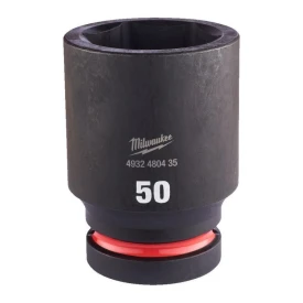 Milwaukee 4932480435 - Nasadka udarowa Shockwave 1" 6-kątna, długa, metryczna, 50 mm
