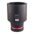 Milwaukee 4932480437 - Nasadka udarowa Shockwave 1" 6-kątna, długa, metryczna, 60 mm