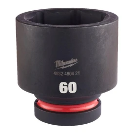 Milwaukee 4932480421 - Nasadka udarowa Shockwave 1" 6-kątna, krótka, metryczna, 60 mm