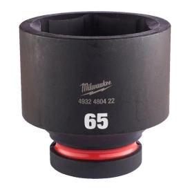 Milwaukee 4932480422 - Nasadka udarowa Shockwave 1" 6-kątna, krótka, metryczna, 65 mm