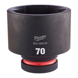 Milwaukee 4932480423 - Nasadka udarowa Shockwave 1" 6-kątna, krótka, metryczna, 70 mm