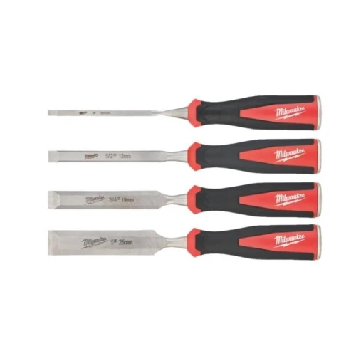 Milwaukee 4932479897 - Zestaw dłut o sfazowanej krawędzi, 6 - 25 mm (4 szt.)