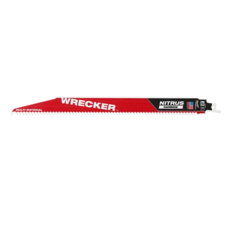 Milwaukee 48475273 - Brzeszczot do cięcia w różnych materiałach WRECKER NITRUS CARBIDE z węglikiem, 300 mm 6 TPI