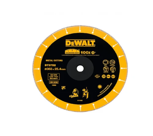 DEWALT DT3752 - Tarcza diamentowa 355/25.4mm do cięcia do metalu