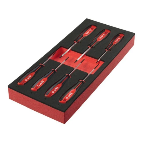 Milwaukee 4932492391 - Moduł wkrętaków do śrub Torx, T7 - T25 (7 szt.), wkładka piankowa