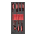 Milwaukee 4932492395 - Moduł wkrętaków do śrub z rowkiem, 3 - 8 mm, wkładka piankowa