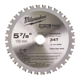Milwaukee 48404080 - Tarcza do metalu 150x20 mm, 34 zęby