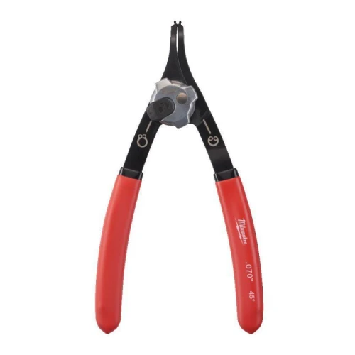 Milwaukee 4932492494 - Szczypce odwracalne do pierścieni, odgięte 45°, 186 mm