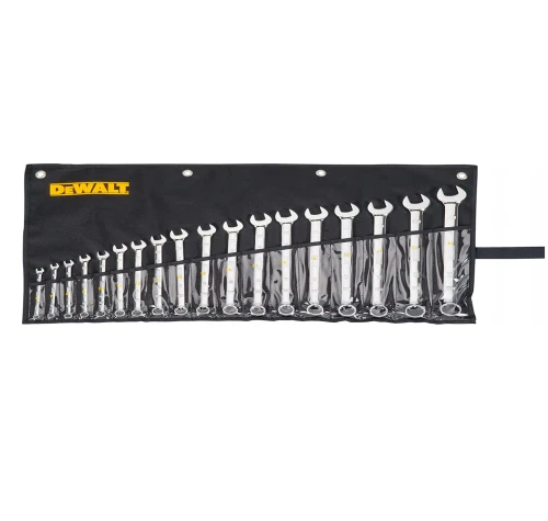 DEWALT DWMT19237 - Klucze płasko-oczkowe 6-24mm 18el