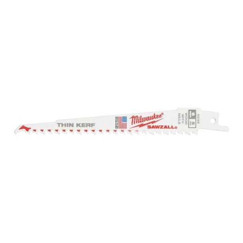 Milwaukee 48016035 - Brzeszczot do prac wyburzeniowych THIN KERF, Bi-metal, Co, 150 mm 5 TPI (50 szt.)