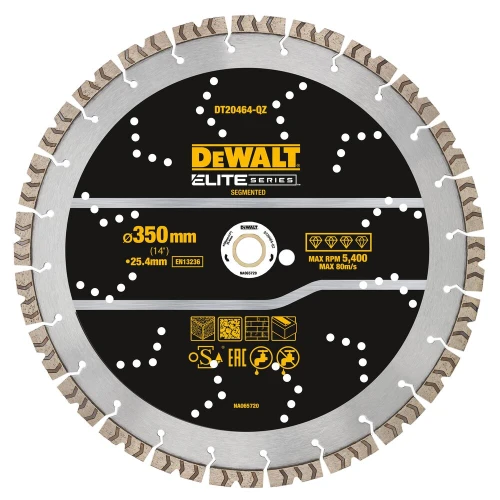 DEWALT DT20464  - Tarcza diamentowa 350mm elite zastosowanie  ogólne