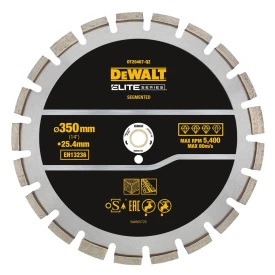 DEWALT DT20467 - Tarcza diamentowa 350mm elite do asfaltu betonu
