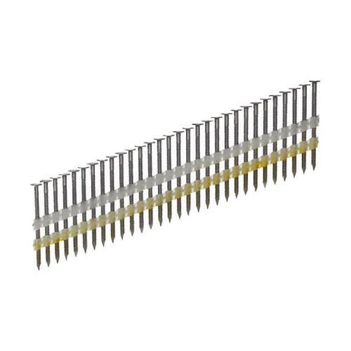 Milwaukee 4932492590 - Gwoździe pierścieniowe z okrągłą główką, jasne, do M18 FFN21, 3,1 x 90 mm 20° (1750 szt.)