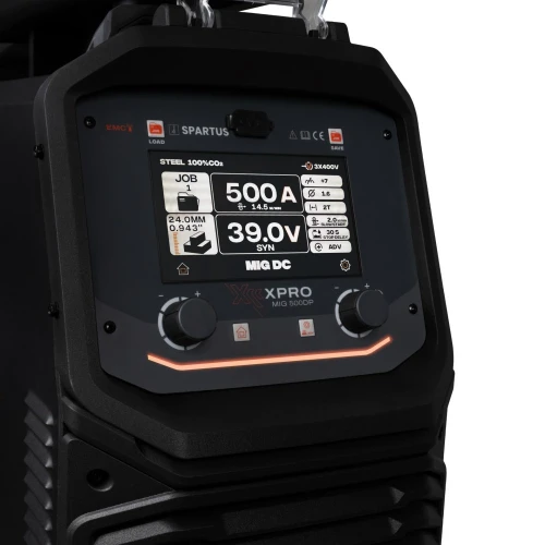 SPARTUS XPro MIG 500 DUAL PULSE - Spawarka inwertorowa - migomat z synergią