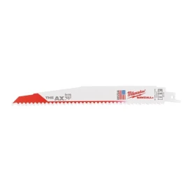 Milwaukee 48008026 - Brzeszczot do prac wyburzeniowych Heavy Duty AX, Bi-metal, Co, 230 mm 5 TPI (25 szt.)