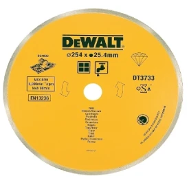 DEWALT DT3733 - Tarcza diamentowa pełna 250x1,6x25,4mm ceramika