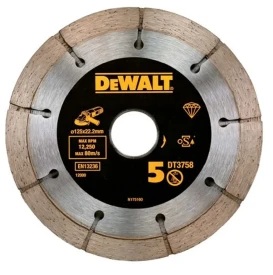 DEWALT DT3758 - Diamentowa tarcze do nacinania zaprawy murarskiej 125 x 22.2 mm