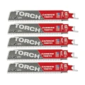 Milwaukee 48005551 - Brzeszczot do metalu TCT TORCH z węglikiem, 150 mm 10 TPI (5 szt.)