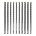 Milwaukee 4932498896 - Wiertło udarowe do betonu SDS-Plus Contractor, 4-ostrzowe, 12 x 140/210 mm (10 szt.)