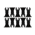 Milwaukee 48851159 - Ostrze precyzyjne PRO-CURVE do Multitoola do cięcia wgłębnego twardego drewna i PVC 64 mm (10 szt.)