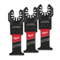 Milwaukee 48851573 - Brzeszczot wgłębny Nitrus Carbide do Multitoola do cięcia wielu materiałów, 35 mm (3 szt.)