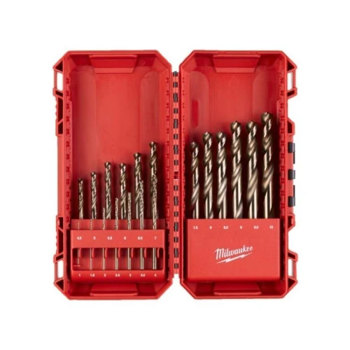 Milwaukee 4932499764 - Zestaw wierteł do metalu HSS-G Cobalt, 1 - 10 mm (19 szt.)