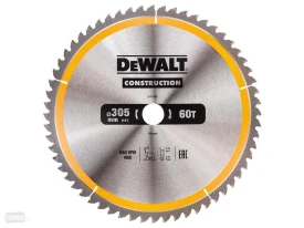 DEWALT DT1960 - Piła tarczowa do cięcia drewna 305/30mm, grubość cięcia 3.0mm, 60 zębów,