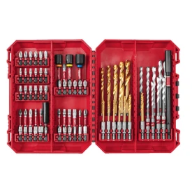 Milwaukee 4932501308 - Zestaw bitów i wierteł udarowych Milwaukee ShockWave 74 szt