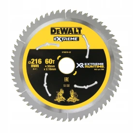 DEWALT DT99570 - Piła tarczowa do drewna 216X30 60z