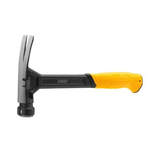 DEWALT DWHT51005 - Młotek stalowy z karbowanym obuchem i magnetycznym uchwytem do gwoździ, 624g
