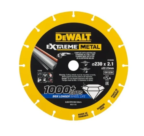 DEWALT DT40255 - Tarcza diamentowa do  metalu 230x2,1x22,2mm