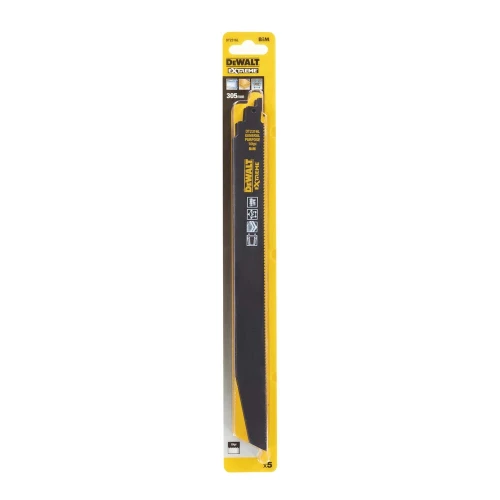 DEWALT DT2316 -  Brzeszczot do  piły szablastej 305x2.5mm /5szt. 10 TPI szybcie cięcie elementy wielomateriałowe