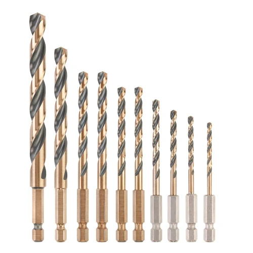 DEWALT DT20620 - Zestaw 10 szt. wierteł do metalu Black&Gold mocowanie 1/4"