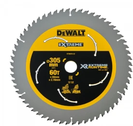 DEWALT DT99575 - Piła tarczowa do drewna 305x30mmx60z extreme runtime