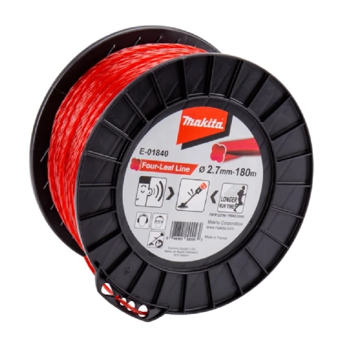 Makita E-01840 - Żyłka tnąca nylonowa koniczyna, średnica 2.7mm, długość 180m